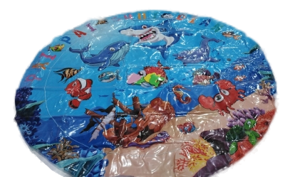 מזרן מים מרובע בדוגמת ספינת פיראטים, 100 ס״מ